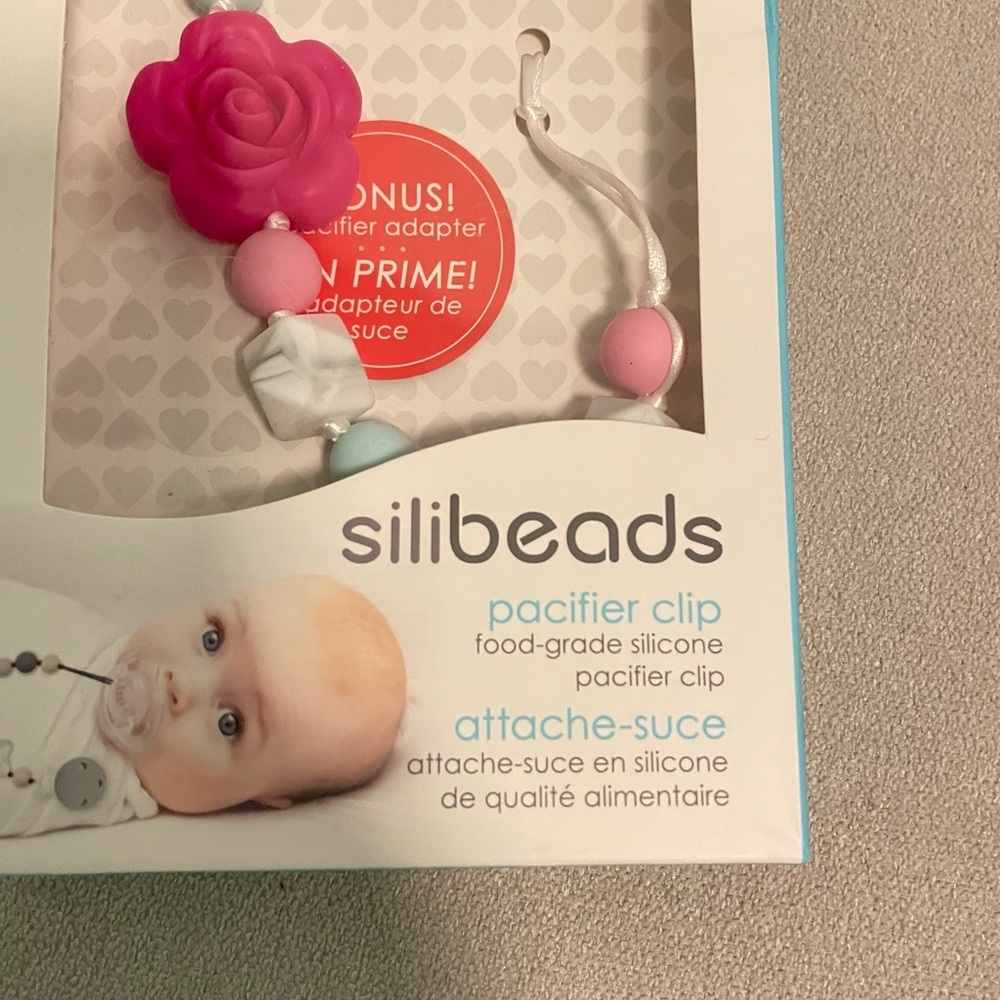 Kushies Silibeads Pacifier Clip - Picture 4 of 7